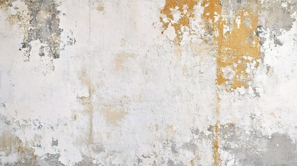 Fototapeta premium Weathered Wall Texture: A close-up of a decaying wall, showing layers of peeling paint and exposed brick, textures, and colors, it hints at history and the passage of time.