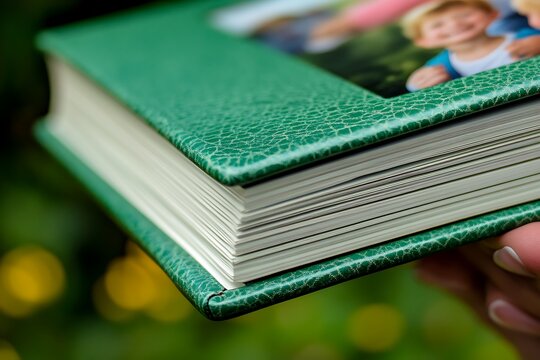 Emerald Green Photo Album: Cherished Memories