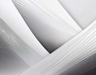 Fototapeta premium White geometric abstract background overlaps layer on bright space with lines effect decoration. Modern minimal graphic design element.