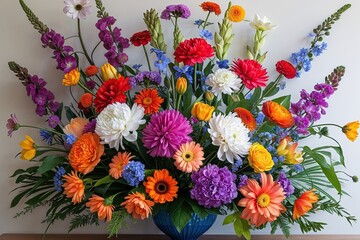 Joyful Flower Wall Art for Vibrant Celebration Decor