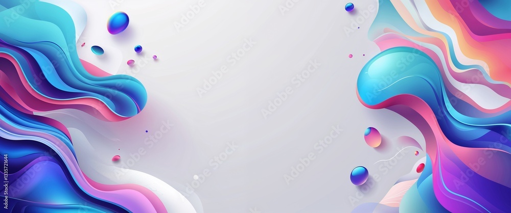 Poster opal pattern on white plain background digital abstract art work illustration design