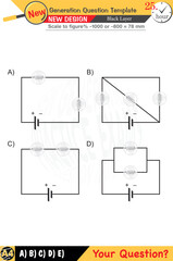 2026, Physics, Physical concepts, High school, middle school, exam question template, numerical lessons, verbal lessons, Next generation problems, for teachers, editable, black layer, eps