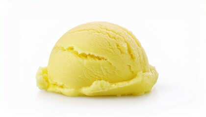 Pale Yellow Ice Cream Scoop