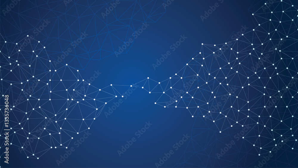 Poster abstract plexus technology futuristic network background. blue social network background. emplate fo