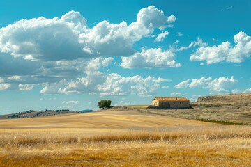 Sharp Picture of Rural Landscape in Aragon