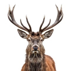Obraz premium Majestic Male Deer with Impressive Antlers in Natural Habitat