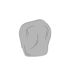 gray stone vector