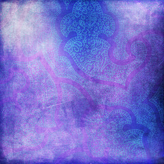 Paisley background paper or fabric, with floral damask and baroque, seamless ornamental pattern