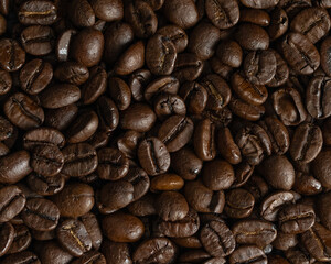 roasted coffee beans background