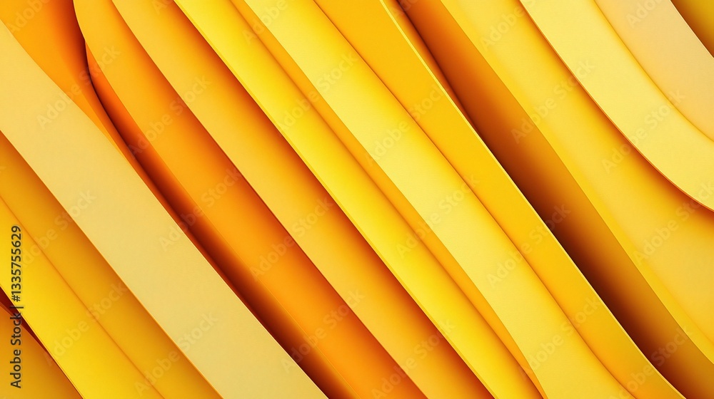 Poster abstract yellow wave forms: a stunning visual of flowing, undulating wave-like structures, captured 