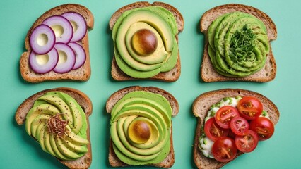  Exquisite Avocado Toast Delight on Artisan Bread