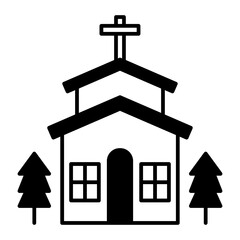 Church black icon