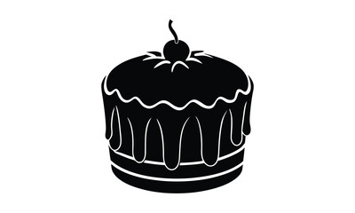 Sweet Frosted Cherry Cake