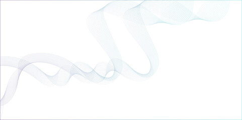 Abstract wave blend lines on transparent background. Design for banner, wallpaper, background and many more. Undulate Grey Wave Swirl, frequency sound wave, twisted curve lines with blend effect.	
