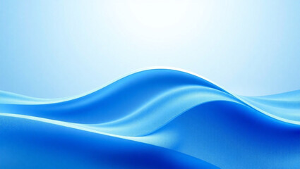 Obraz premium Abstract blue wave background