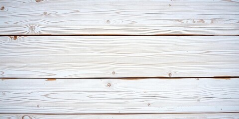 Obraz premium Aged whitewashed wood planks, showing grain and texture, faded, shabby chic