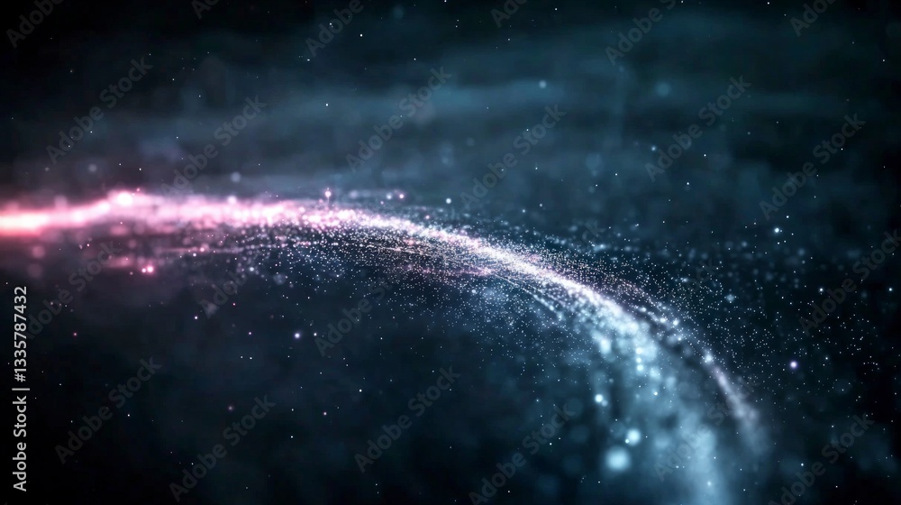 Aufkleber abstract data stream digital flow connectivity technology background