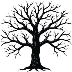 tree silhouette vector