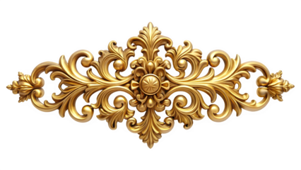 antique golden ornament
