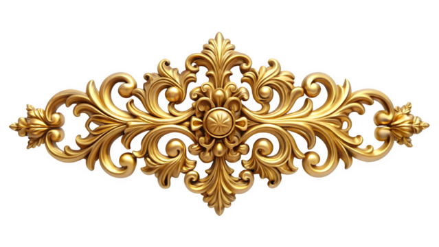 antique golden ornament