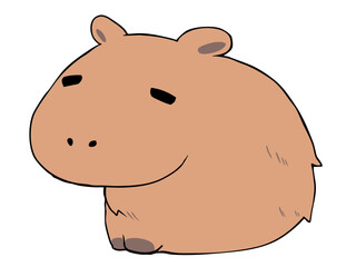 まるっこい カピバラ