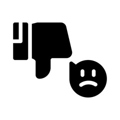 complaint glyph icon
