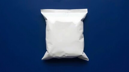 Blank White Ziplock Food Pouches Under a Golden Rain mockup