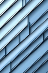 Obraz premium Modern Abstract Background with Layered Stripes in Shades of Blue in a Minimalist Design