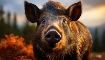 Fototapeta premium boar wild