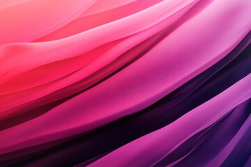 Obraz premium Layered Pink and Purple Flowing Fabric Waves