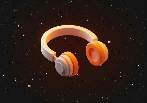 solar system in the space