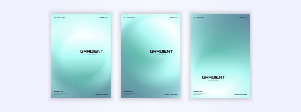 Abstract gradient cover background for poster cover, report cover, book cover