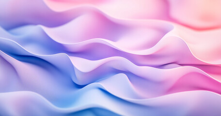 Obraz premium Pastel tone purple pink blue gradient defocused abstract photo smooth lines pantone color background