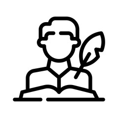 author line icon