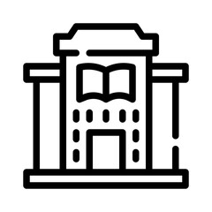 library line icon