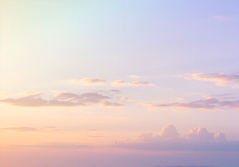 sunset over the city