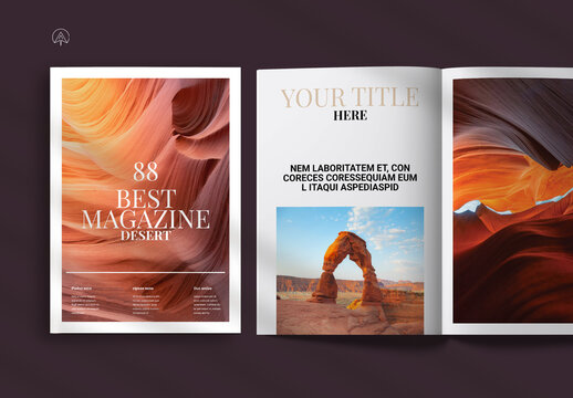 Desert Magazine Template