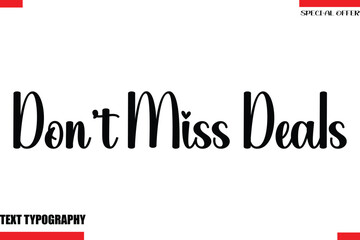 Don’t Miss Deals Stylish Modern Calligraphy Text Lettering