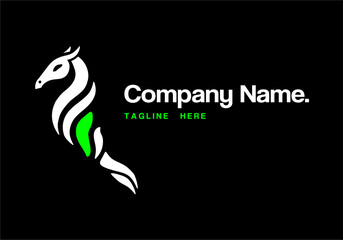 horse logo vector, Vector illustration