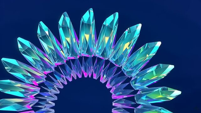 Holographic Fins Reflections in the Virtual World s-vivid-cool