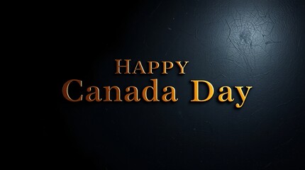  Festive Typography Art, Stylish Brush Ink Calligraphy for Canada Day Celebration Posters & Banners