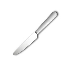 kitchen knife isolated on white