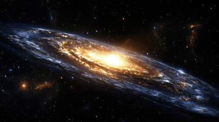 Spiral galaxy, cosmic dust, star formation, deep space, universe background, astronomy