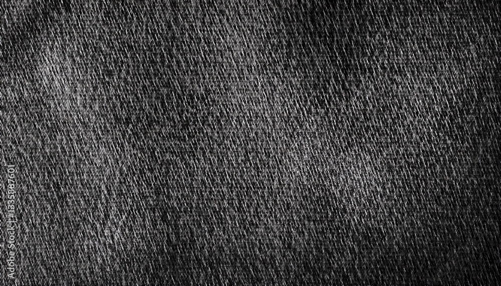 Aufkleber dark textured diagonal pattern of black denim fabric with high contrast light reflections for background and grunge design

