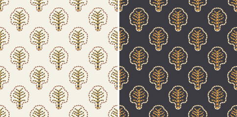 Hashtag CADS traditional block print pattern. EPS file format. 