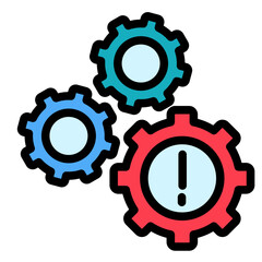 Operational Risk Management  Icon Element For Design	