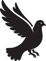 bird, feather, flying, freedom, dove, pigeon, animal, symbol, vector, peace