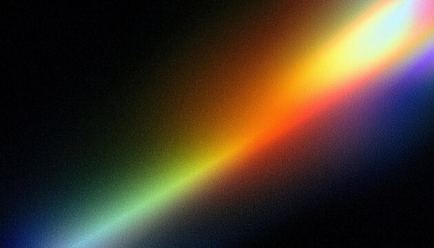 soft vintage prism light leak with retro grain texture, abstract film glow gradient for dreamy photography and graphic design

