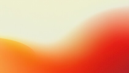 soft gradient vintage film texture with warm orange and red tones fading into a light cream background, perfect for retro design

