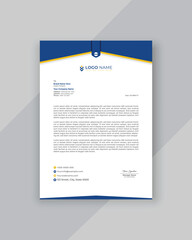 Corporate Letterhead  template for business
